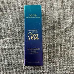 tarte RAINFOREST OF THE Sea color splash lipstick Full Size PINK SANDS 3.4g